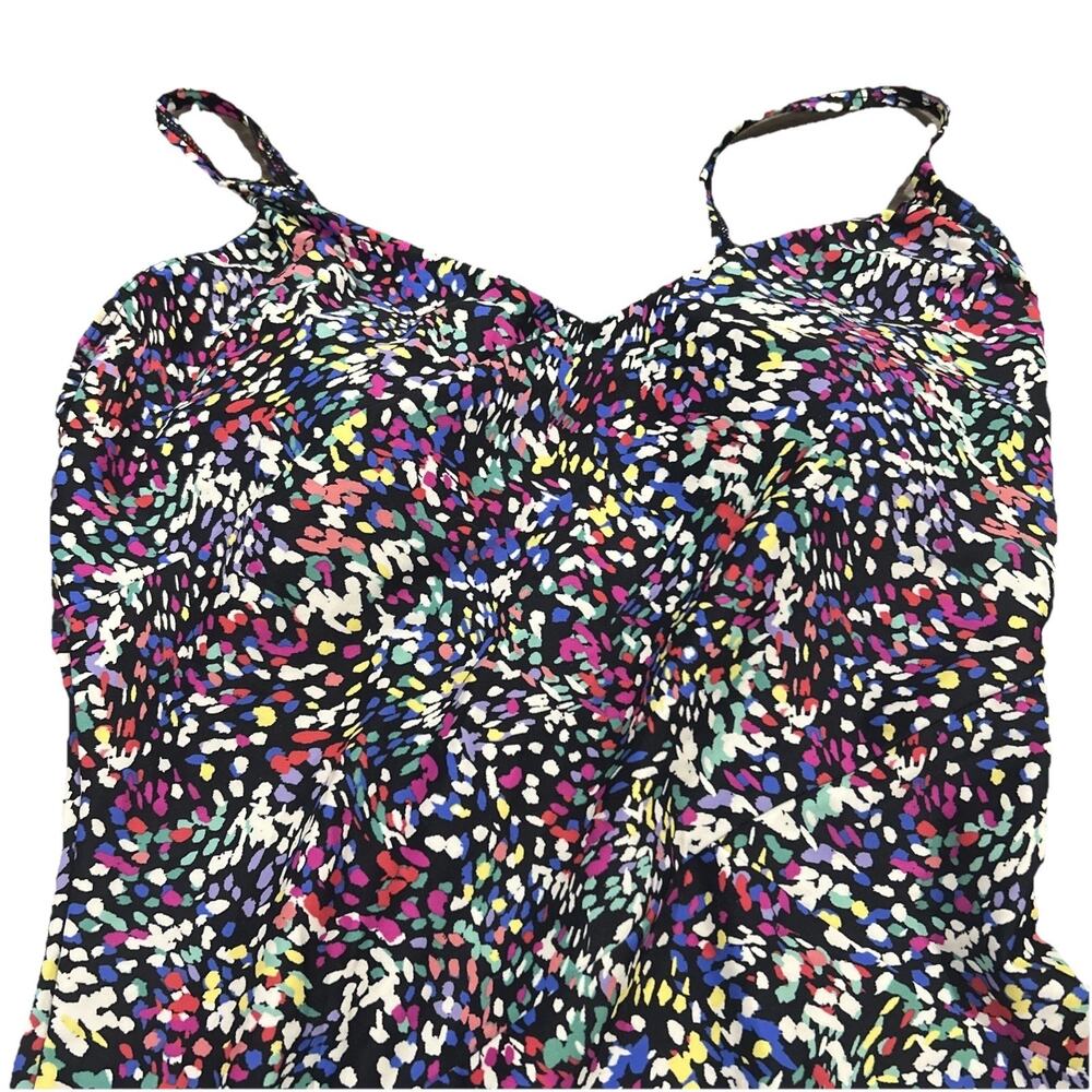 Summersalt Swimsuit Size 6 Multicolored Dots One piece, Spaghetti straps, padded - Picture 2 of 8